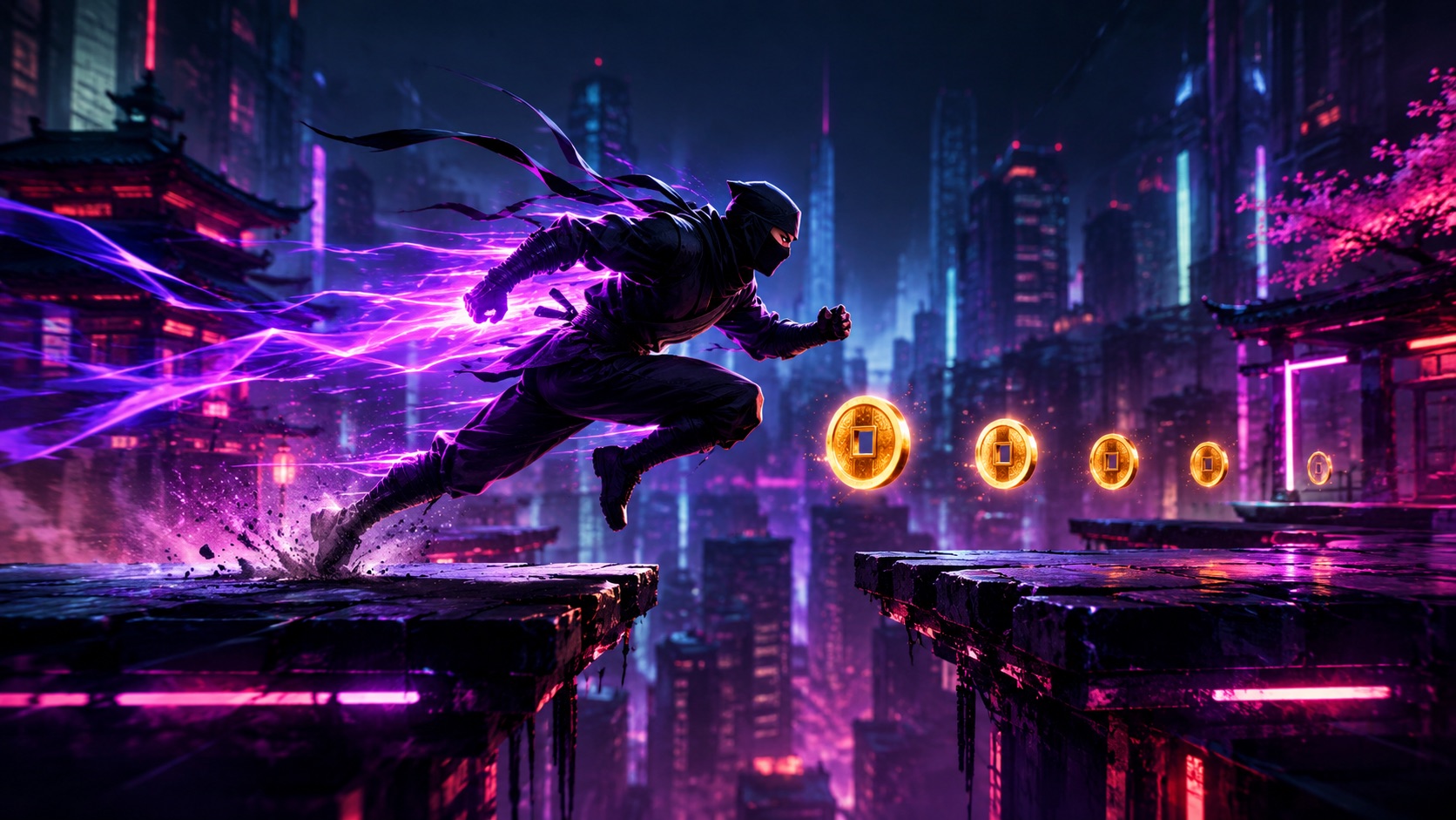 Ninja Run gameplay
